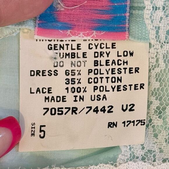 NWT Vintage The Ribbons & Lace CollectionGirls Dress With Tights Included 5 - Picture 6 of 10